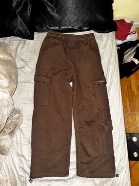 YoungLA Brown Kove Cargo Sweatpants